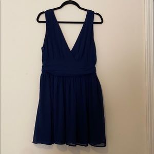 Blue cocktail dress